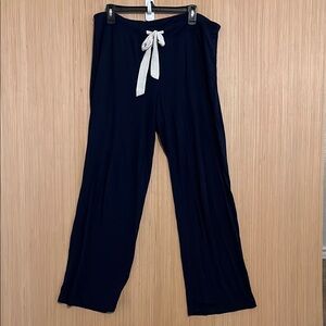 Soma Weekend Navy lounge Pants with pockets and Drawstring size large